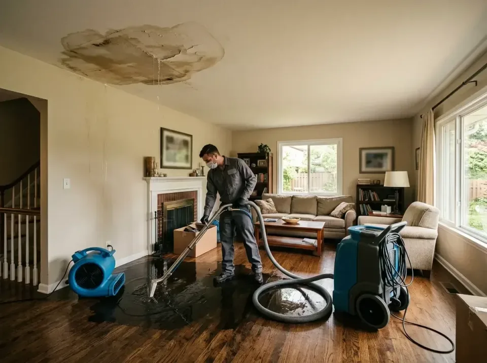 attic-pipe-burst-ceiling-drip-008 — frequently asked questions, Water Damage Restoration & Carpet Care in Madrid, IA